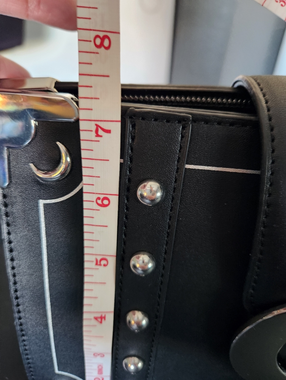 Killstar Black Crescent Moon Book Shoulder Bag - Picture 4 of 10